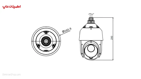 Picture of دوربین هایلوک 2 مگ آی پی مدل   HILOOK IP PTZ-N4225I-DE
