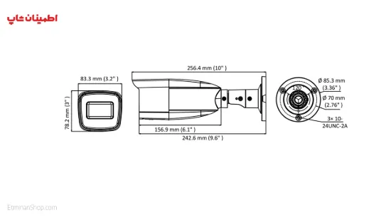 Picture of دوربین هایلوک 4 مگ توربو مدل  HILOOK TURBO THC-B340-VF