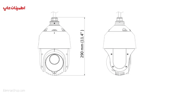 Picture of دوربین هایلوک 2 مگ توربو مدل  HILOOK TURBO PTZ-T4215I-D