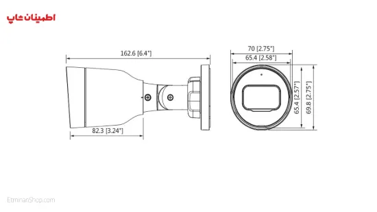 Picture of دوربین بولت آی پی  DAHUA__EZ-IPC-B1B20P-L