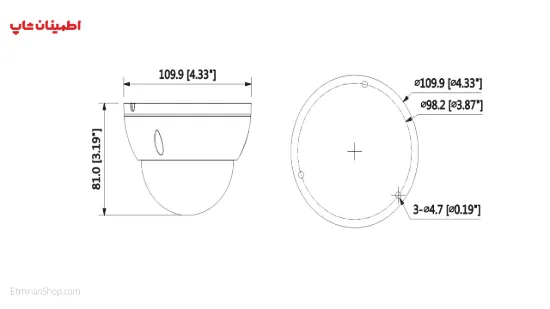 Picture of دوربین دام آی پی DAHUA__DH-IPC-HDBW1230EP