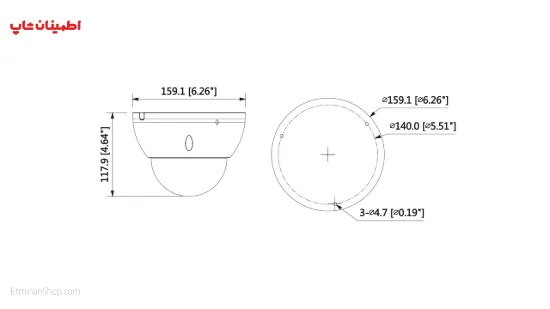 Picture of دوربین دام آی پی DAHUA__DH-IPC-HDBW5431EP-Z
