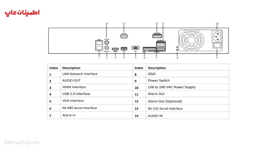 Picture of ان وی ار 16 کانال هایک ویژن مدل HIKVISION NVR DS-7716NI-Q4