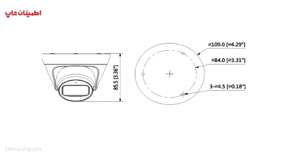 Picture of دوربین 2 مگی آی پی داهوا CAMERA DAHUA EZ-IPC-T1B20P