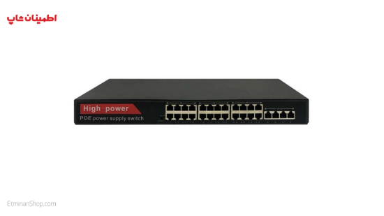 Picture of سوییچ 24 پورت سیماران مدل SWITCH SM-LB244P  POE100/UP1000