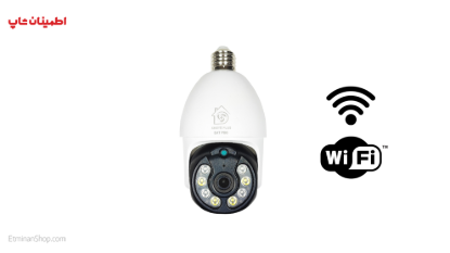 Picture of دوربین بیسیم wi fi رم خور 4MP چرخشی مدل لامپی XMEYE PLUS BAT PRO    